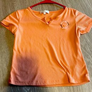 Orange preppy shirt